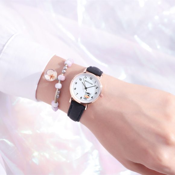 Waterproof Korean Cute Girlfriends Pointer Cartoon Electronic Quartz Watch - Image 4