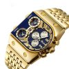 Multi-time Zone Large Dial Luminous Men's Watch - Image 10