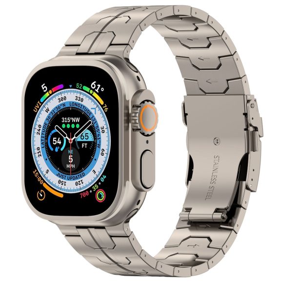 Solid Color Titanium Alloy High-end Metal Wrist Strap - Image 2