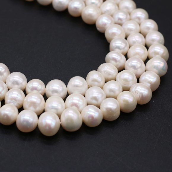 Natural Freshwater Pearl Punch Bead String - Image 2