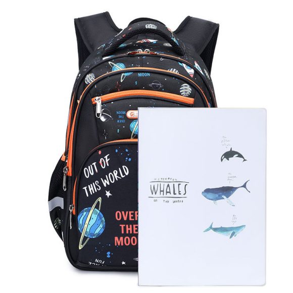 Primary School Boys Large Capacity Children's Backpack Space Schoolbag - Image 10