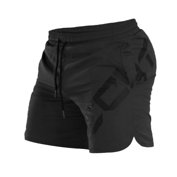 Elastic Thin Training Running  Men's Casual Quick-drying Knee Length Summer Sports Shorts - Image 9