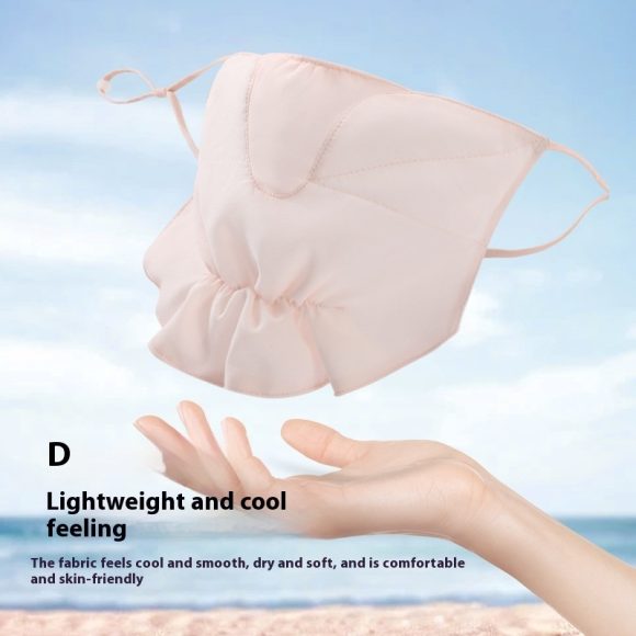 Women's Outdoor Driving Cycling UV-proof Chiffon Sunscreen Mask - Image 4