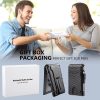 Men's Hot Sale Card Holder Metal Magnetic Flip Wallet