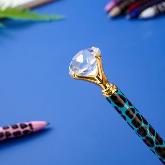 Leopard Diamond Ballpoint Pen Metal - Image 7