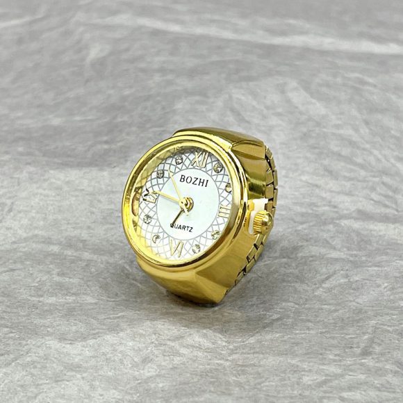 Ring Watch Simple Gold And Silver Shell All-Match Ring Watch - Image 3