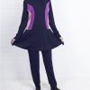 Solid Color Women's Polyester Swimsuit