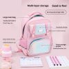 Girls And Boys Children's Schoolbag For Grade 1-3 Large Capacity