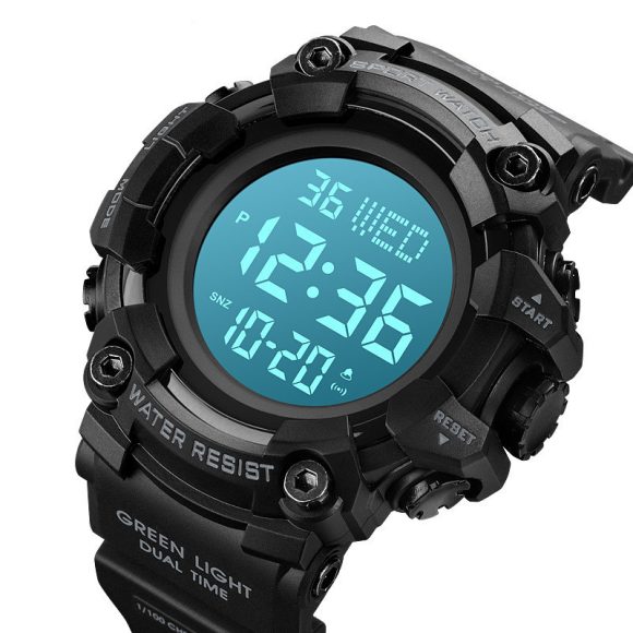 Fashion Large Dial Watch For Male Students Trendy Waterproof - Image 2
