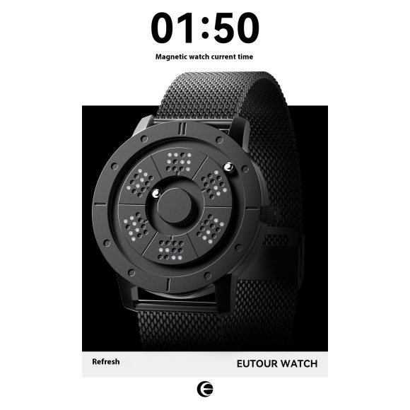 Fashion Sports Quartz Watch Blue Steel Timepiece - Image 7