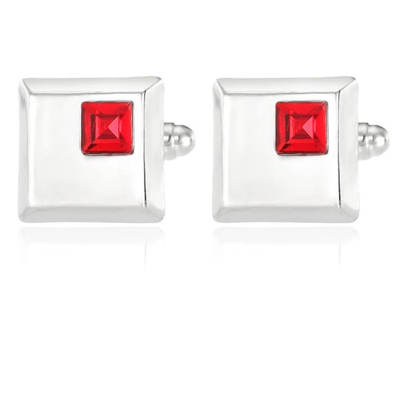 Alloy Spot Drill Fashion Men's Square Cufflinks - Image 8