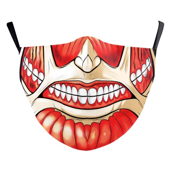 Digital Printing Halloween Funny Face Skull Double-layer Mask - Image 6