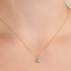 Rectangular 12month Birthday Stone Pendant Colorful Zircon Clavicle Chain - Image 5