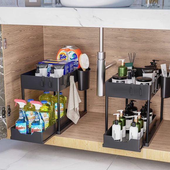 Table Pull-out Storage Rack Easy To Disassemble And Clean Storage Rack - Image 9