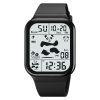 New Square Polychrome Panda Male And Female Students Waterproof Multifunctional Sports Waterproof Net Red Electronic Watch - Image 6