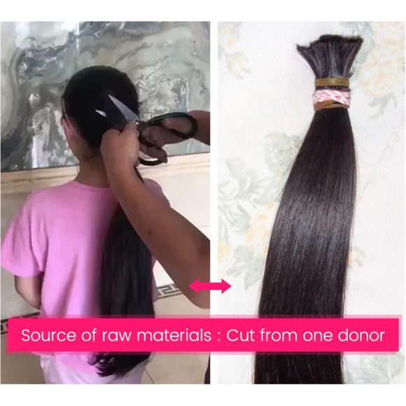 Real Human Hair Wigs Inverted And Natural  Color - Image 5