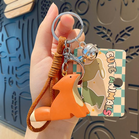Creative Cartoon Simple Small Animal Keychain - Image 8