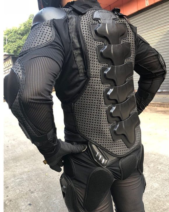 Motorcycle Riding Fall Protection Armor Jacket - Image 2
