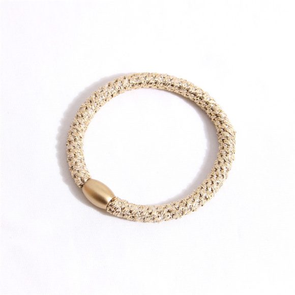 Accessories Thick Leather Cover Durable Base Rubber Hair Rope Headdress - Image 4
