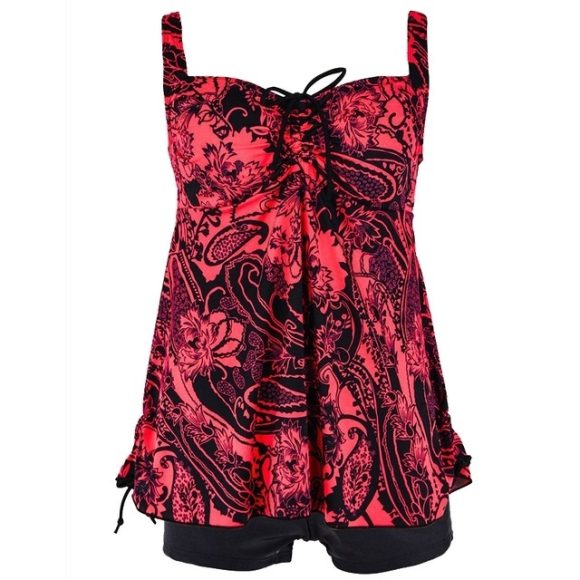 Big Plus Size Sexy Women Swimwear 2 Piece Swim Bathing Suit - Image 5