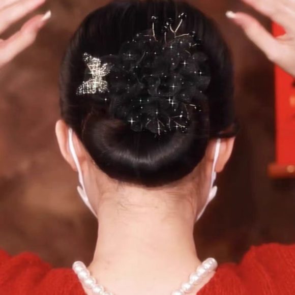 New Starry Flower Hair Band Artifact For A Lazy - Image 2