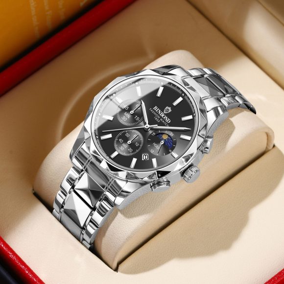 Multifunctional Butterfly Clasp Men's Watch - Image 7