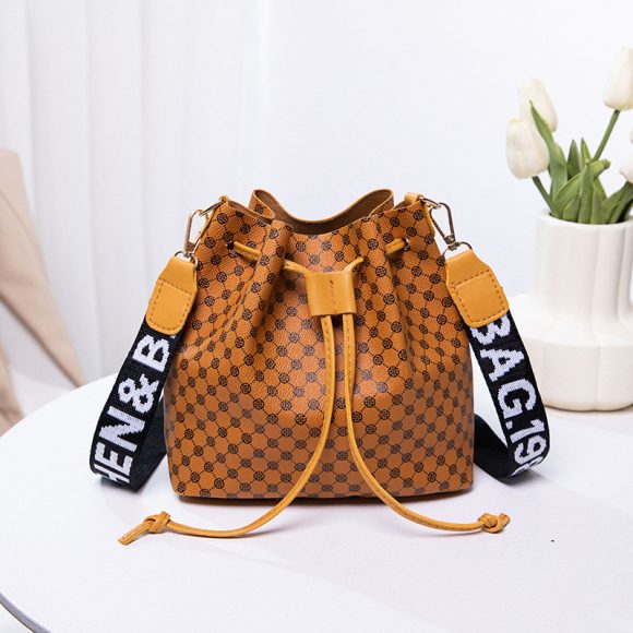 Printed Bucket Bag Female Fashion Ladies Large-capacity Crossbody Bag - Image 4