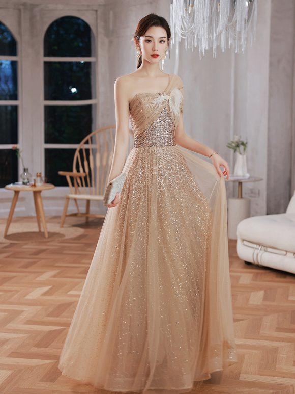 Annual Meeting Stage Performance Wedding Dress - Image 2