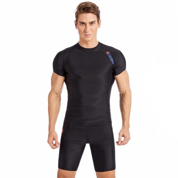 Outdoor Sports Tight Diving Suit Short Sleeved Separate Swimsuit - Image 4