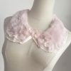 Versatile Lace With Lace And Cute Fur Collar - Image 4