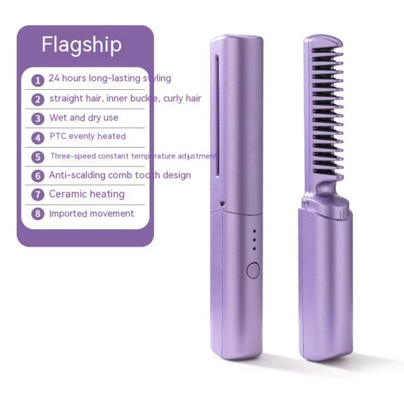 Mini Rechargeable Portable Hair Straightener - Image 7