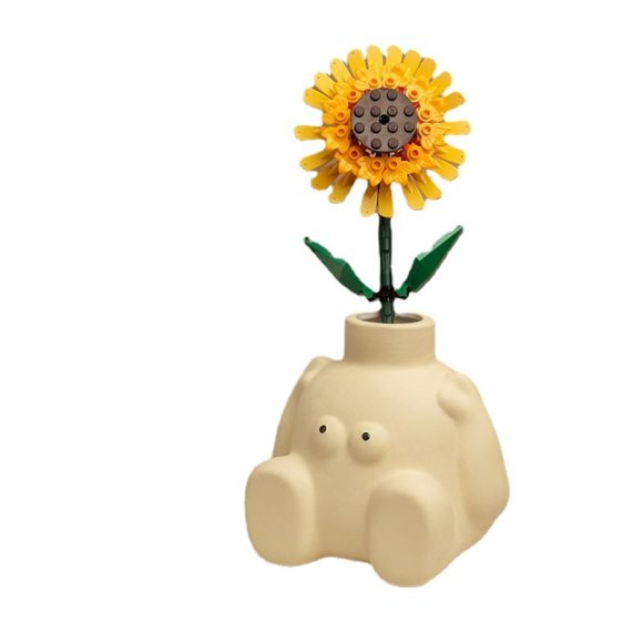 Nordic Ins Abstract Human Shape Ceramic Vase Living Room Bedroom Desktop Flower Arrangement Art Vase Home Decoration Accessories - Image 3