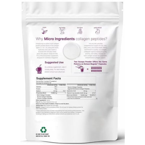 Household Variety Collagen Protein Powder 1 Pound - Image 4