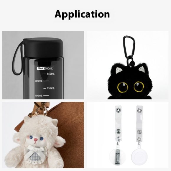 Love Heart Climbing Button Carabiner Heart-shaped Aluminum Alloy DIY Water Bottle Buckle Keychain Accessories - Image 4