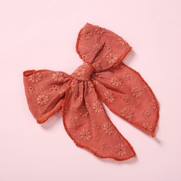 One Word Clip Color Cotton Baby Girl Hairpin - Image 5