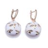 Alloy Drop Oil Earrings Fashion Geometry Pattern Niche High Sense - Image 7