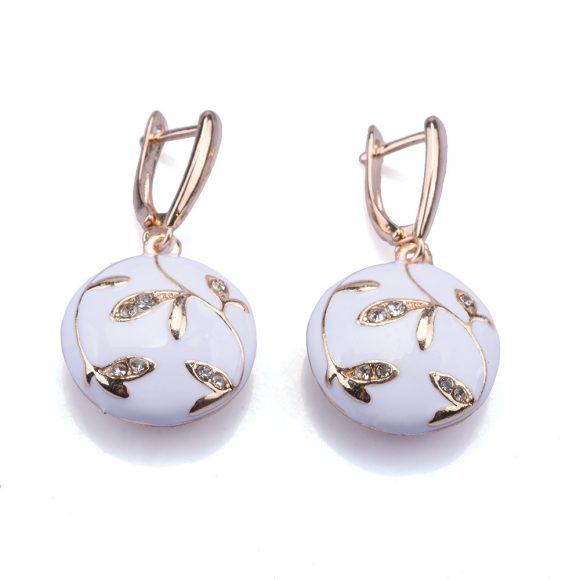 Alloy Drop Oil Earrings Fashion Geometry Pattern Niche High Sense - Image 7