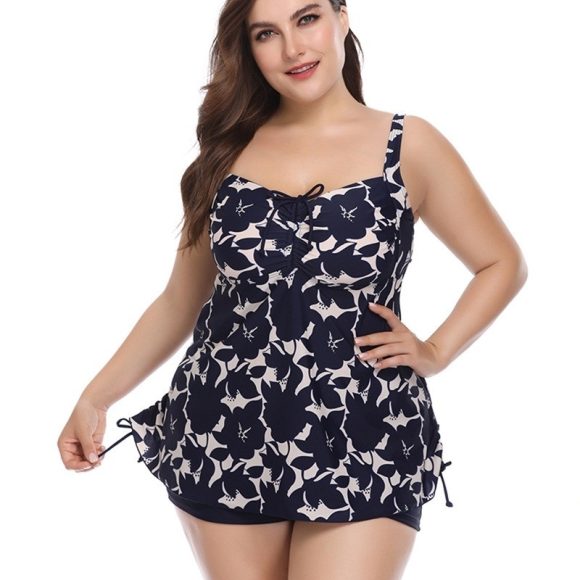 Big Plus Size Sexy Women Swimwear 2 Piece Swim Bathing Suit - Image 6