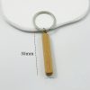 Blank Wooden Keychain Engraving