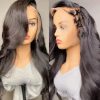 Wig European And American Lace Wigs Chemical Fiber Headgear Front Lace Long Roll - Image 4