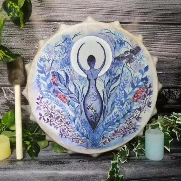 New Cross-border Tree Of Life Shaman Drum Siberian Drum Handmade Finish Crafts Shaman Gift - Image 2
