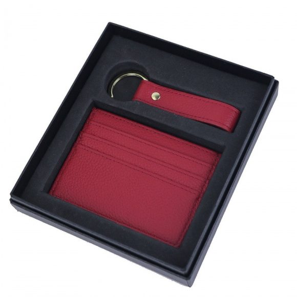 Genuine Leather Creative Leather Keychain Certificate Card Holder - Image 8