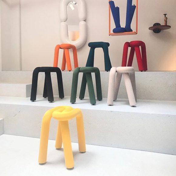 Nordic Minimalist Shaped Creative Bent Chair - Image 5