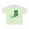 Frog Print T-shirt Cute Animal Pattern Spoof Casual All-match