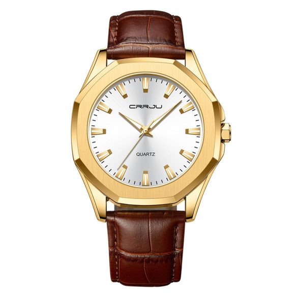 Simple Waterproof Round Casual Quartz Watch - Image 6