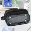 Transparent Pencil Case INS Style Milk Salty Series Carrying Case Large Capacity Waterproof - Image 6