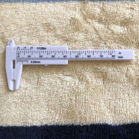 Ruler Double Scale Plastic Measuring Button Accessories Measuring Length - Image 3