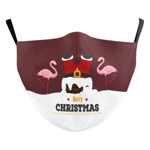Santa Elk Digital Printing Double-layer Dust Mask - Image 4