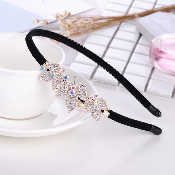 Rhinestone Bow Headband For Women Head Accessories - Image 10
