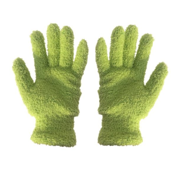 Half Velvet Comfortable Fine Fiber Dust Gloves - Image 6